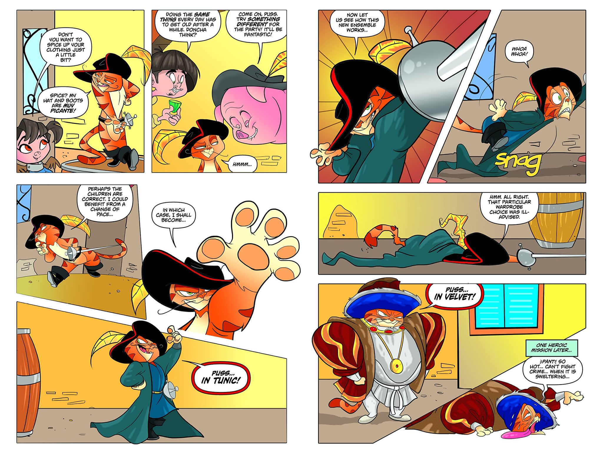 комикс котик в сапогах. приключения кота в сапогах комиксы. приключения кота в сапогах комиксы. Puss in boots and kitty softpaws. рисунок к произведению кот в сапогах.