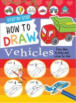 Booktopus Step By Step Learn To Draw Vehicles Learning Activity Books for Kids 4+ Years - Early Learning Books