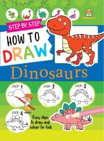 Booktopus Step By Step Learn To Draw Dinosaurs Learning Activity Books for Kids 4+ Years - Early Learning Books