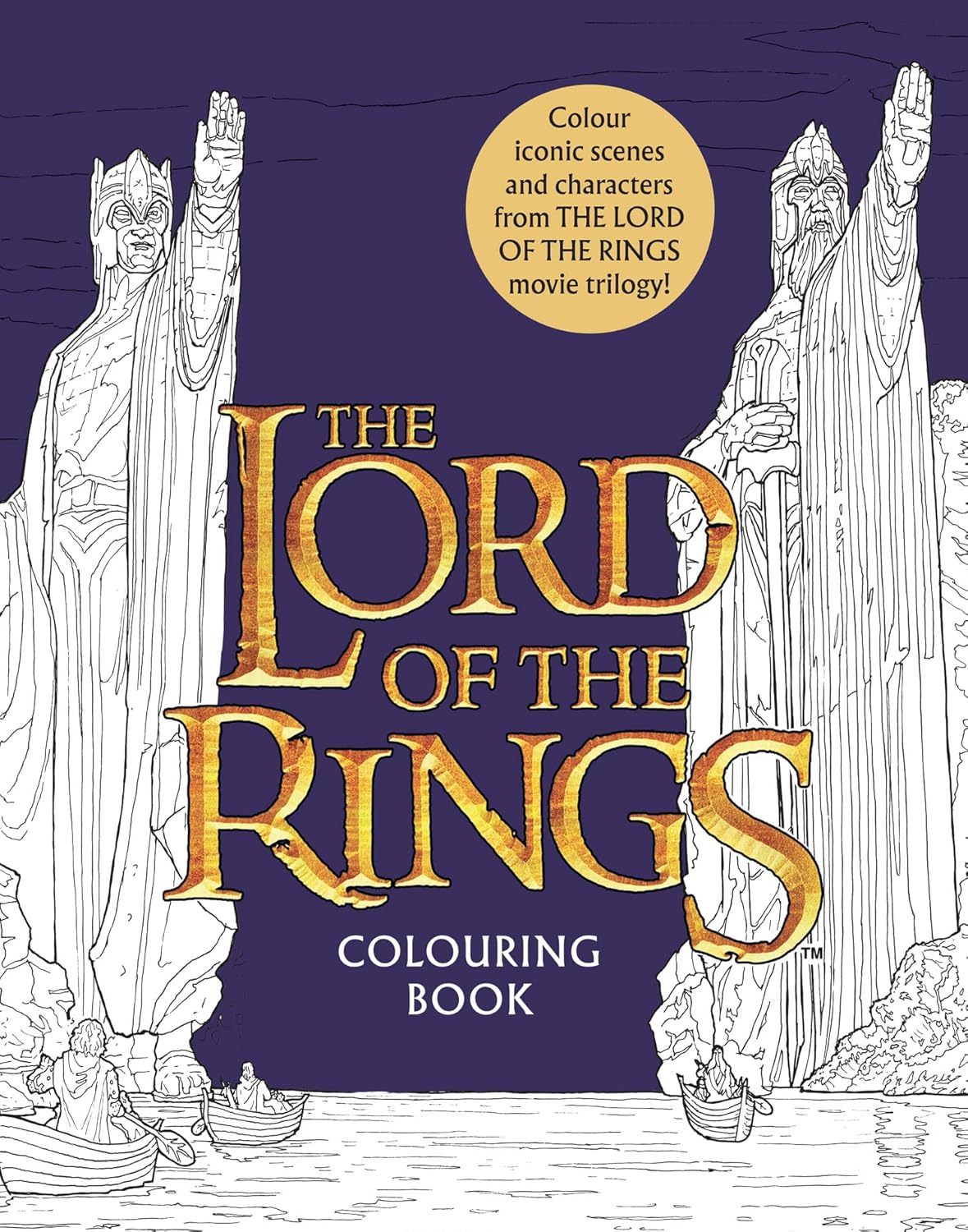 THE LORD OF THE RINGS MOVIE TRILOGY COLOURING BOOK: Official